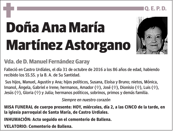 Ana María Martínez Astorgano