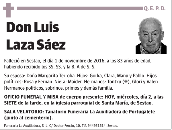 Luis Laza Sáez