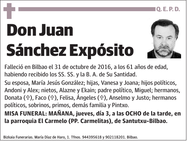 Juan Sánchez Expósito