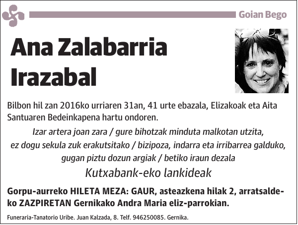 Ana Zalabarria Irazabal