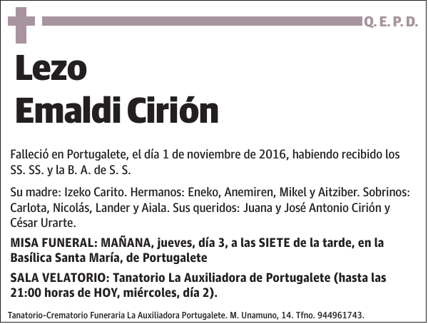 Lezo Emaldi Cirión