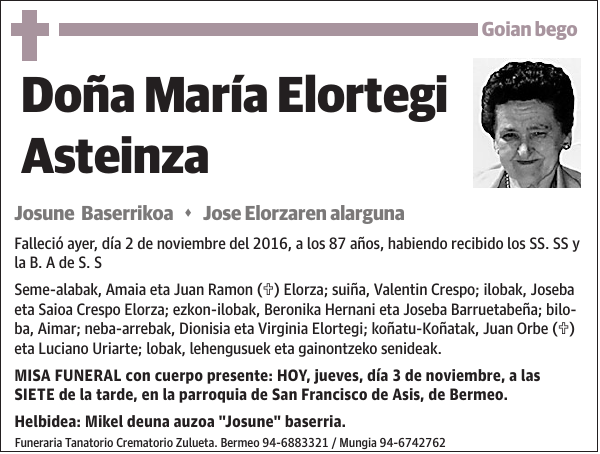 María Elortegi Asteinza