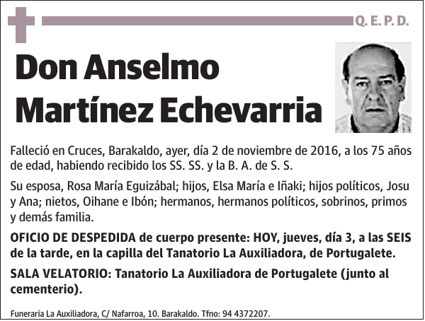 Anselmo Martínez Echevarria