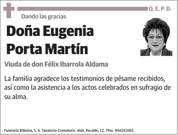 Eugenia Porta Martín