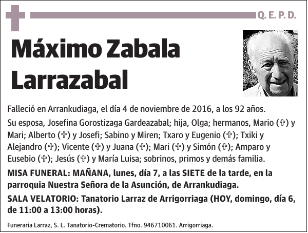 Máximo Zabala Larrazabal