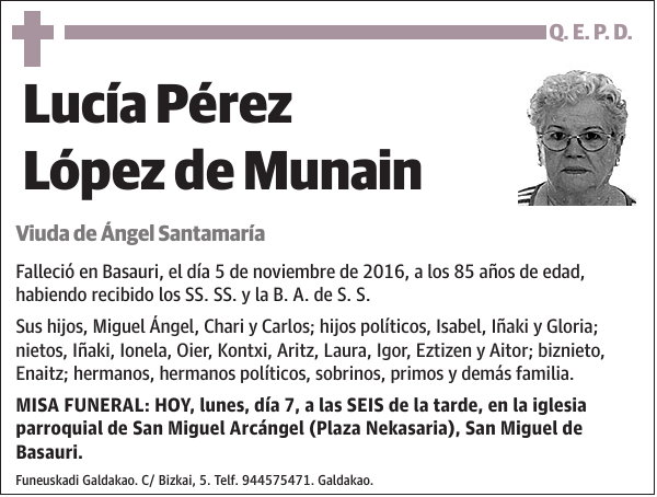 Lucía Pérez López de Munain