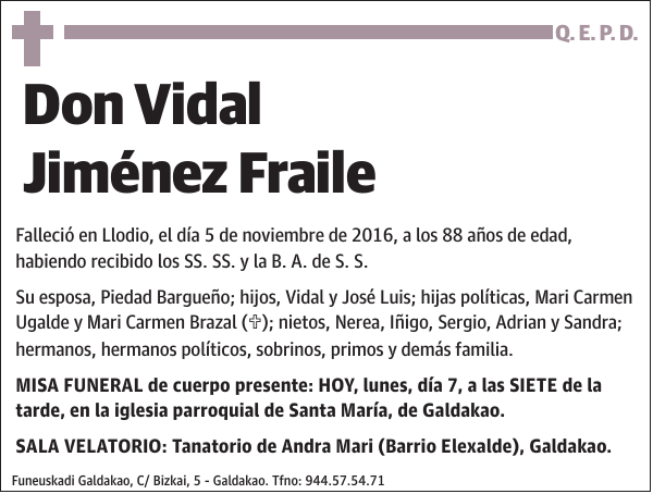 Vidal Jiménez Fraile