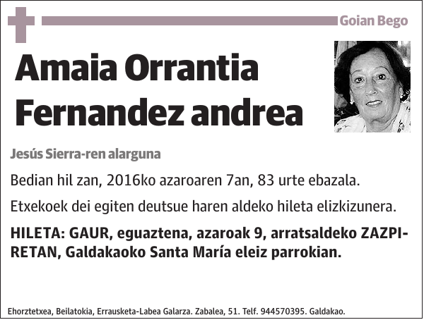 Amaia Orrantia Fernandez