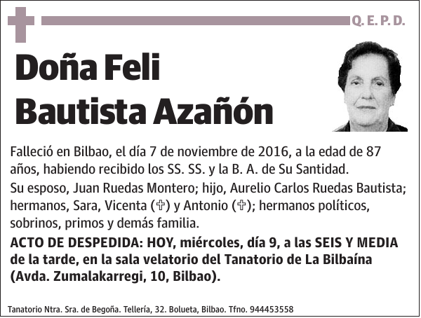 Feli Bautista Azañón