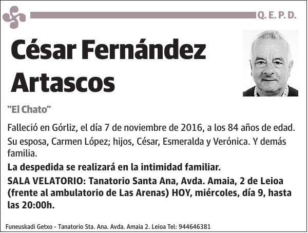 César Fernández Artascos