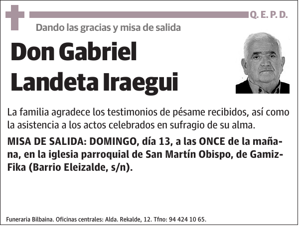 Gabriel Landeta Iraegui
