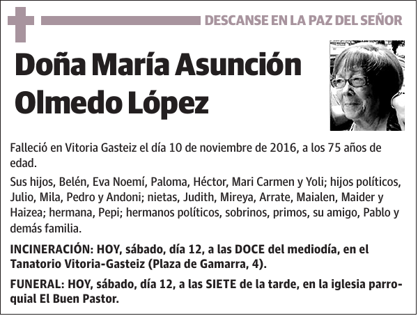 María Asunción Olmedo López