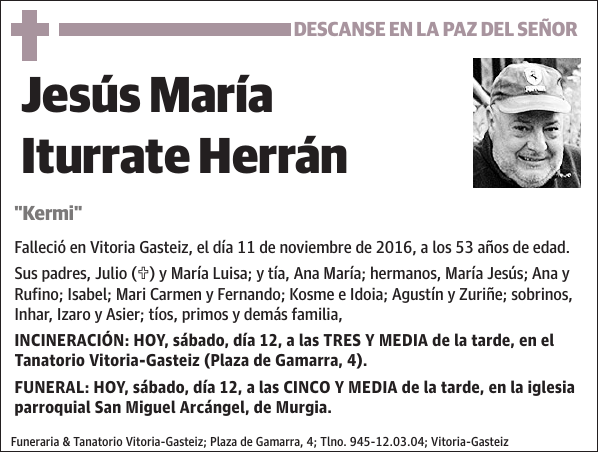 Jesús María Iturrate Herrán