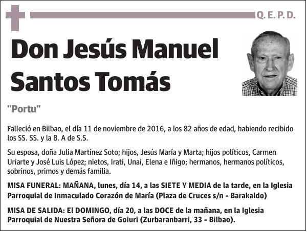 Jesús Manuel Santos Tomás