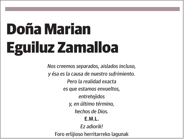 Marian Eguiluz Zamalloa