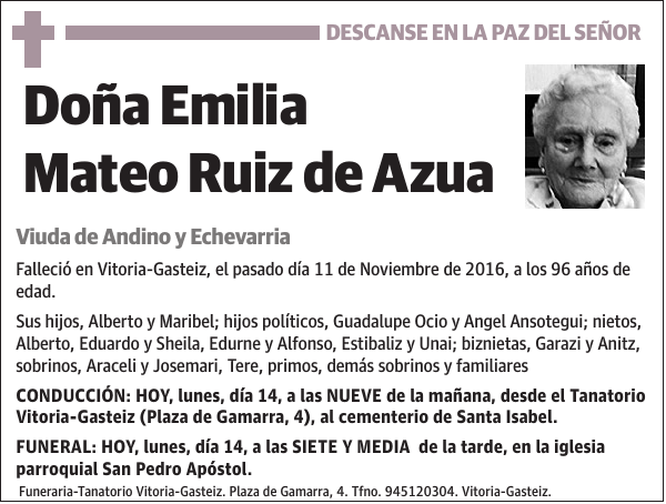 Emilia Mateo Ruiz de Azua