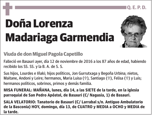 Lorenza Madariaga Garmendia