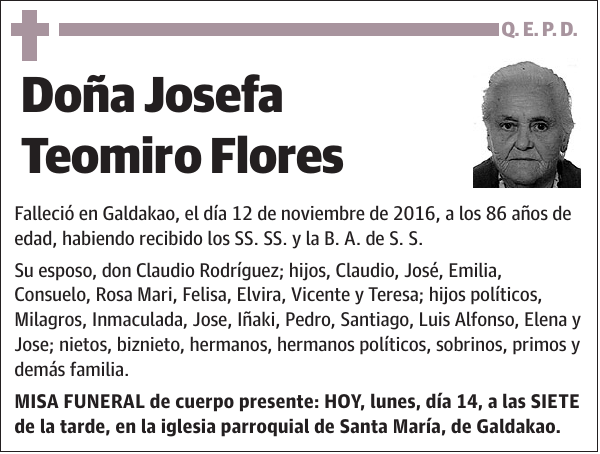 Josefa Teomiro Flores