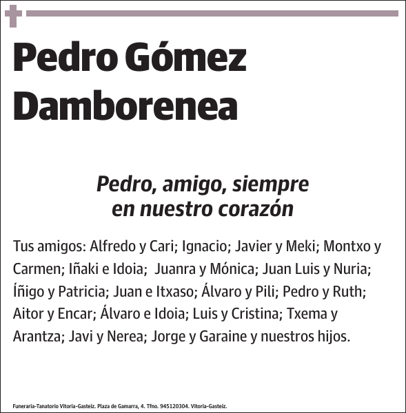 Pedro Gómez Damborenea