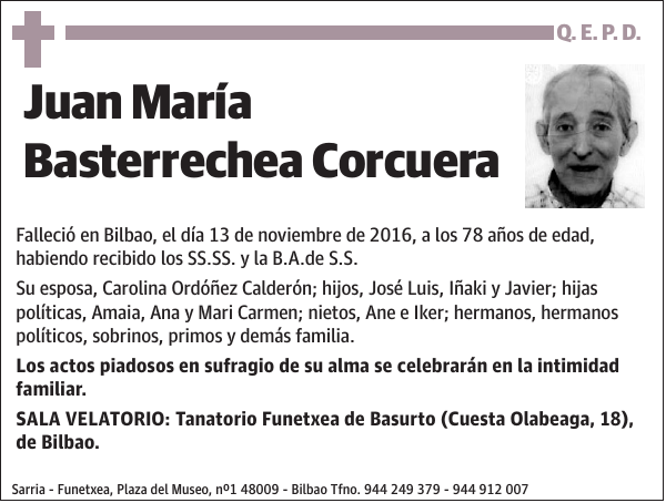 Juan María Basterrechea Corcuera