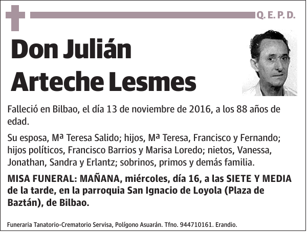 Julián Arteche Lesmes