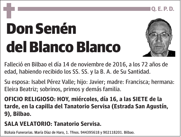 Senén del Blanco Blanco