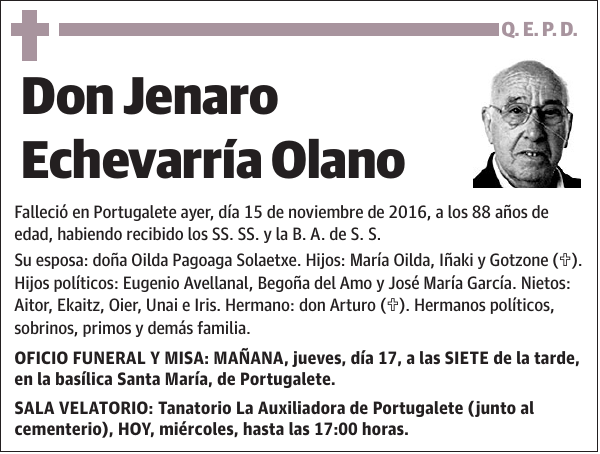 Jenaro Echevarría Olano