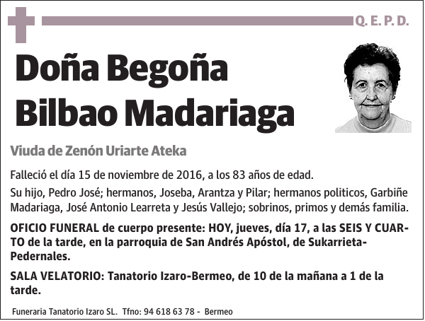 Begoña Bilbao Madariaga