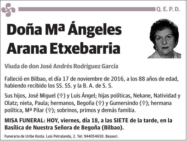 Mª Ángeles Arana Etxebarria