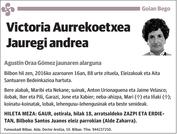 Victoria Aurrekoetxea Jauregi