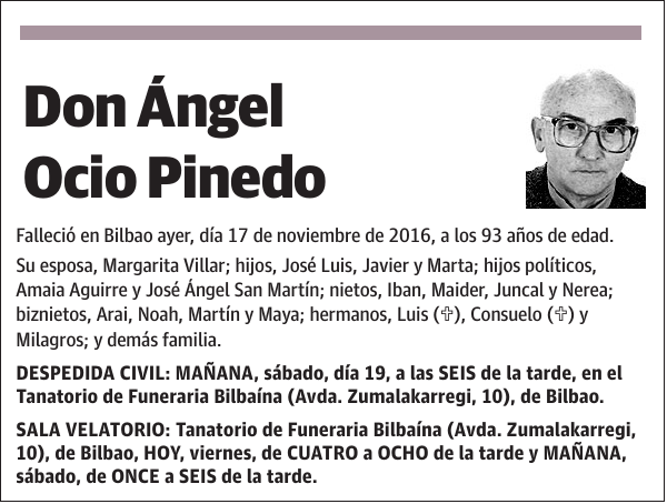 Ángel Ocio Pinedo