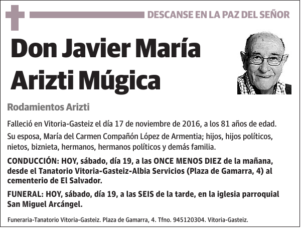 Javier María Arizti Múgica