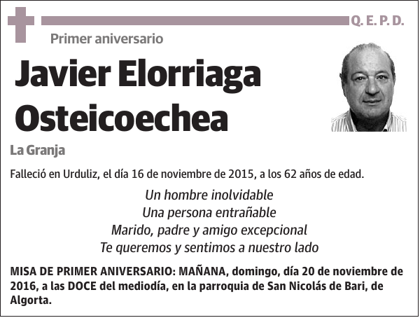 Javier Elorriaga Osteicoechea