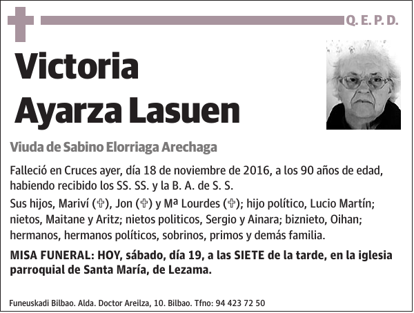 Victoria Ayarza Lasuen