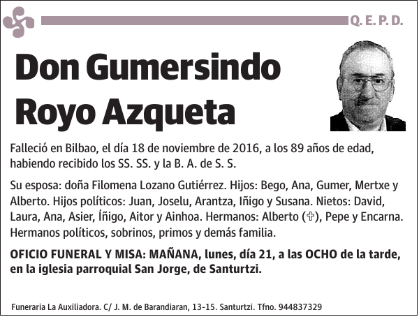 Gumersindo Royo Azqueta