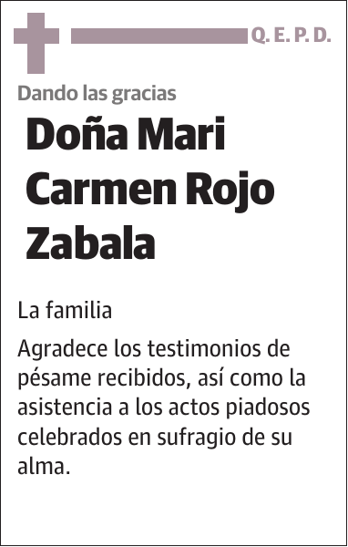 Mari Carmen Rojo Zabala