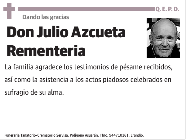 Julio Azcueta Rementeria