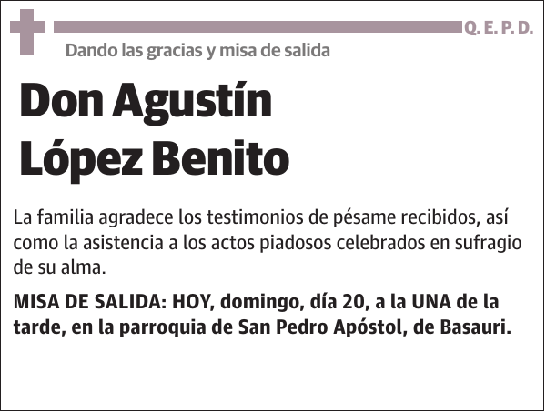 Agustín López Benito