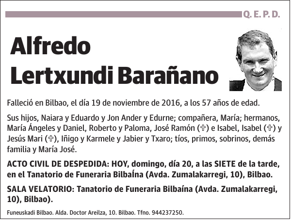 Alfredo Lertxundi Barañano