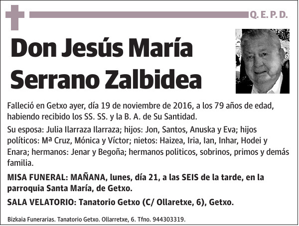 Jesús María Serrano Zalbidea