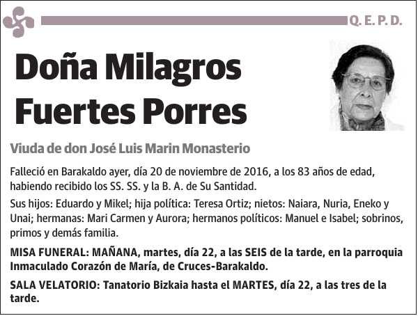 Milagros Fuertes Porres