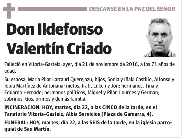 Ildefonso Valentín Criado