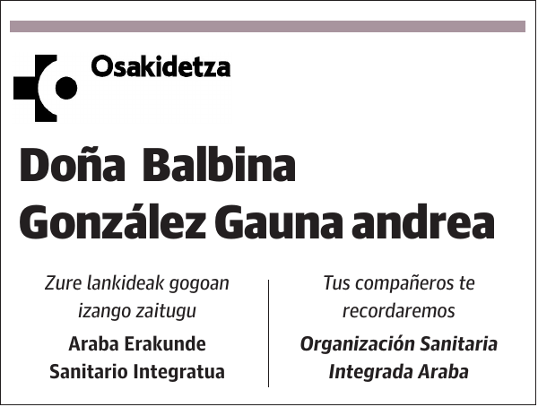 Balbina González Gauna