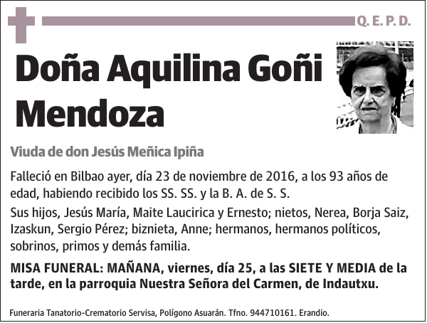 Aquilina Goñi Mendoza