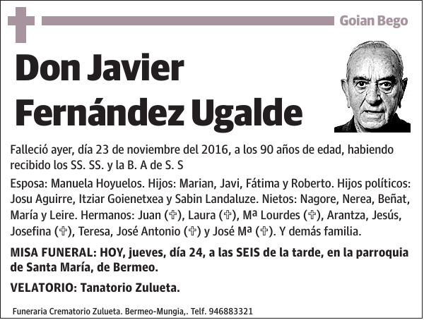 Javier Fernández Ugalde