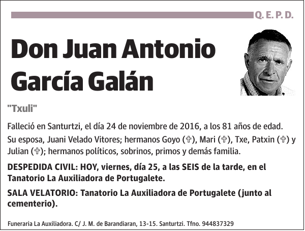 Juan Antonio García Galán