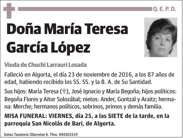 María Teresa García López