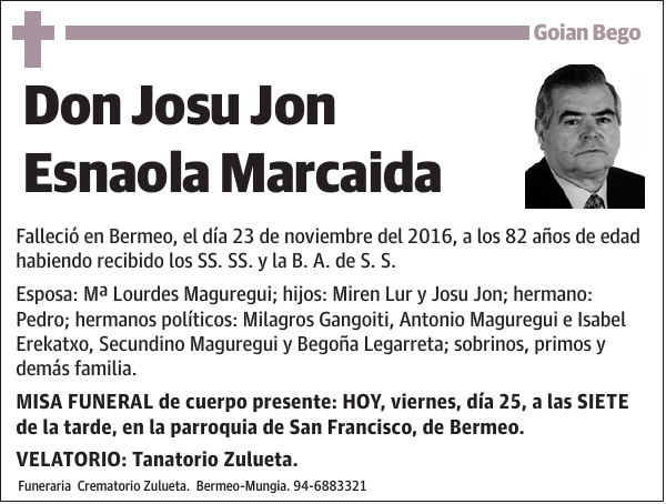 Josu Jon Esnaola Marcaida