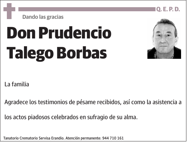 Prudencio Talego Borbas