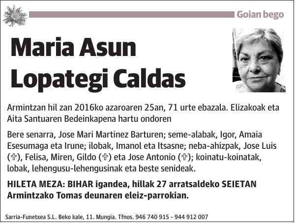 Maria Asun Lopategi Caldas